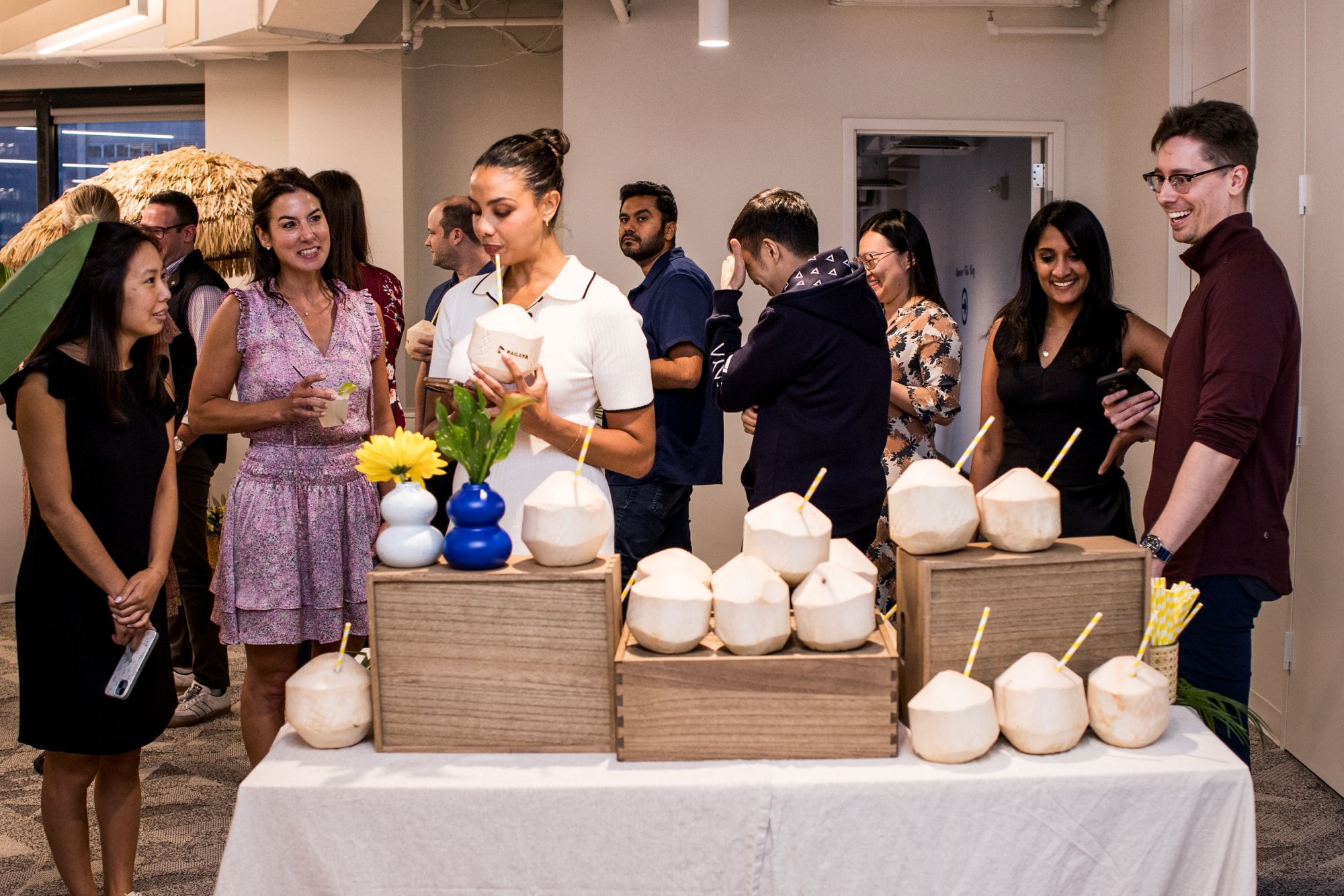 Specialty drinks at Pagaya's Summer Party